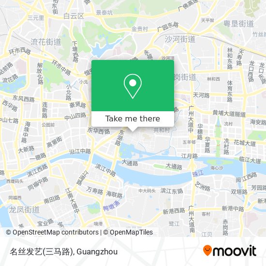 名丝发艺(三马路) map