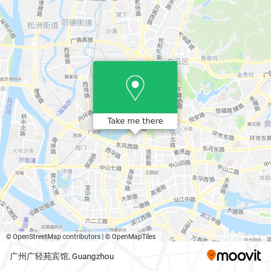 广州广轻苑宾馆 map