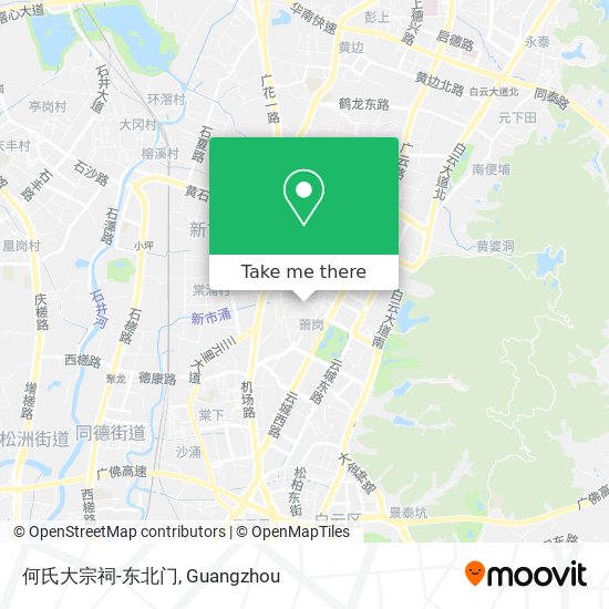 何氏大宗祠-东北门 map