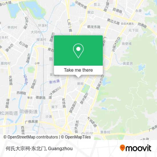 何氏大宗祠-东北门 map