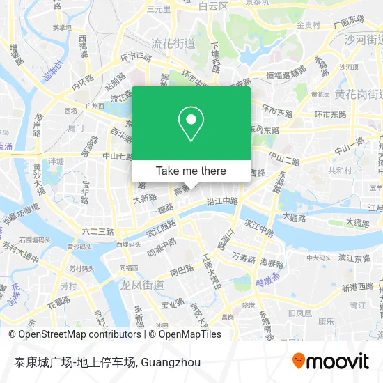 泰康城广场-地上停车场 map