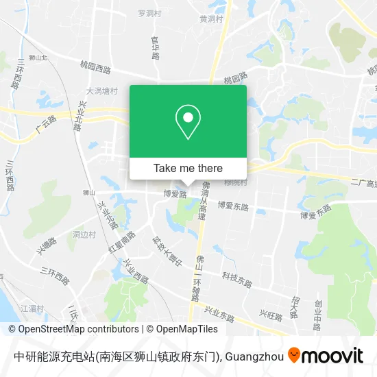 中研能源充电站(南海区狮山镇政府东门) map