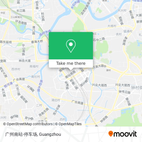 广州南站-停车场 map
