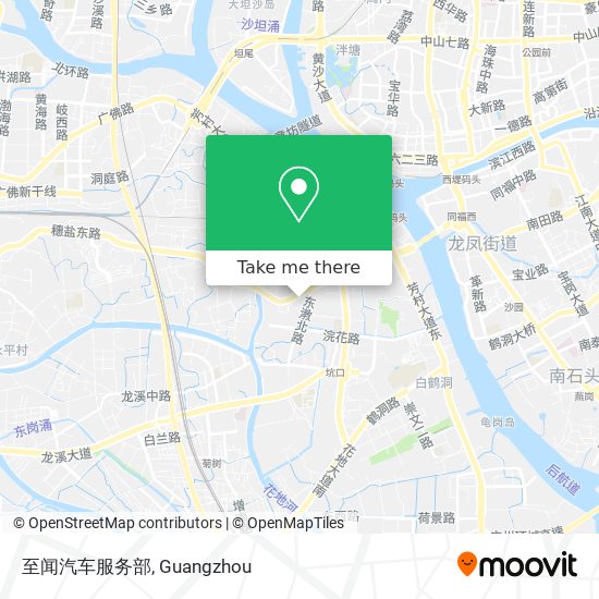 至闻汽车服务部 map