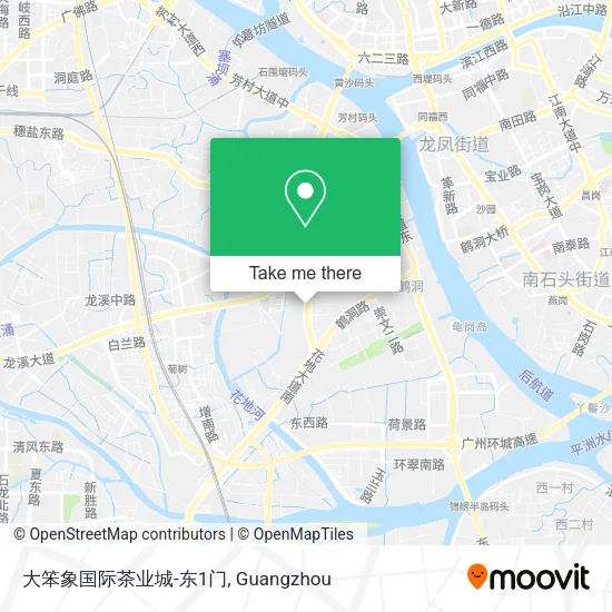 大笨象国际茶业城-东1门 map