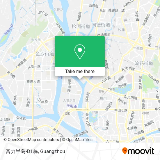 富力半岛-D1栋 map