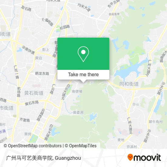 广州马可艺美商学院 map