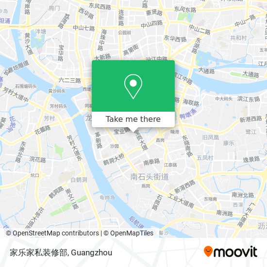 家乐家私装修部 map