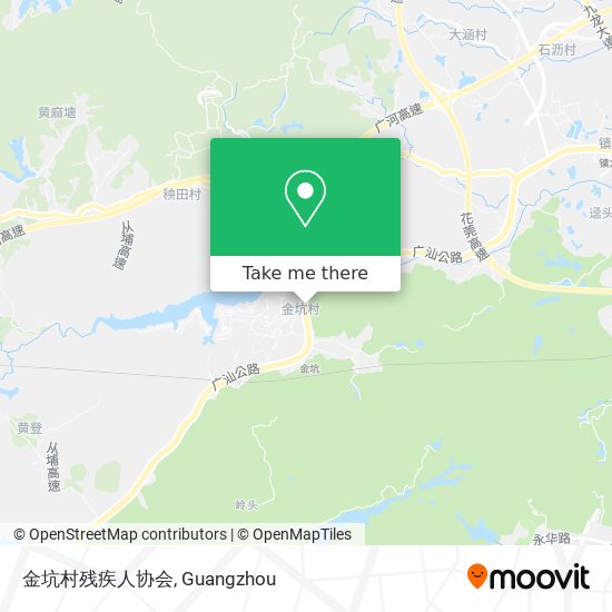 金坑村残疾人协会 map