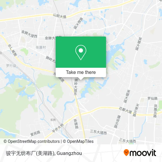骏宇无纺布厂(美湖路) map