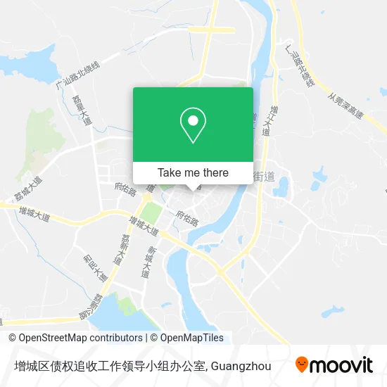 增城区债权追收工作领导小组办公室 map