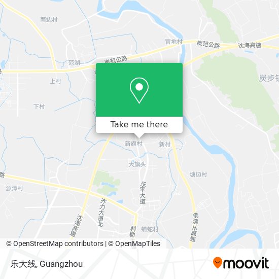 乐大线 map
