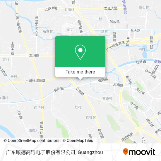 广东顺德高迅电子股份有限公司 map