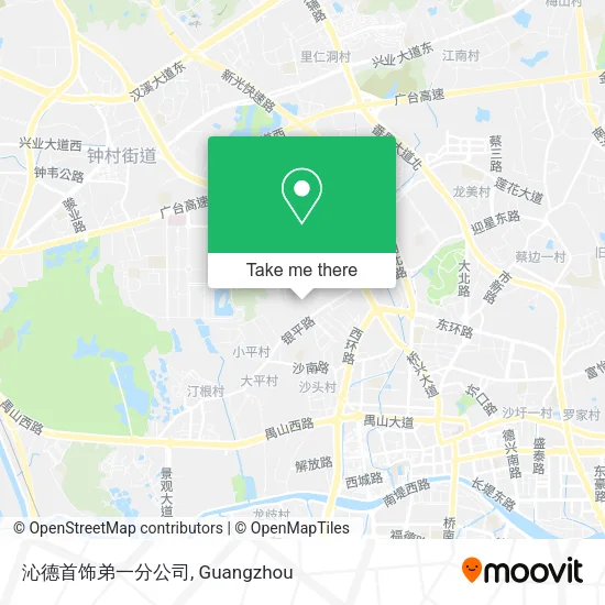 沁德首饰弟一分公司 map
