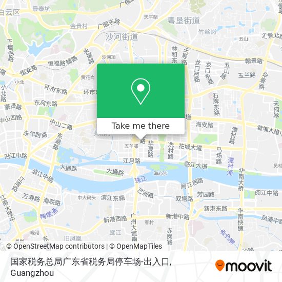国家税务总局广东省税务局停车场-出入口 map