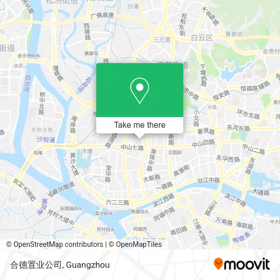 合德置业公司 map