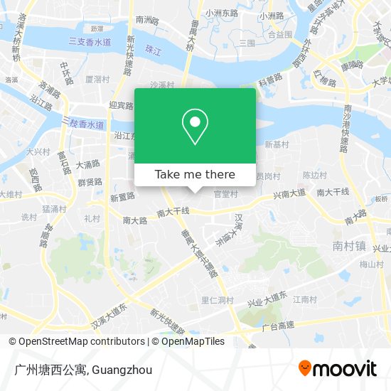 广州塘西公寓 map