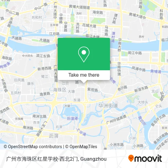 广州市海珠区红星学校-西北2门 map