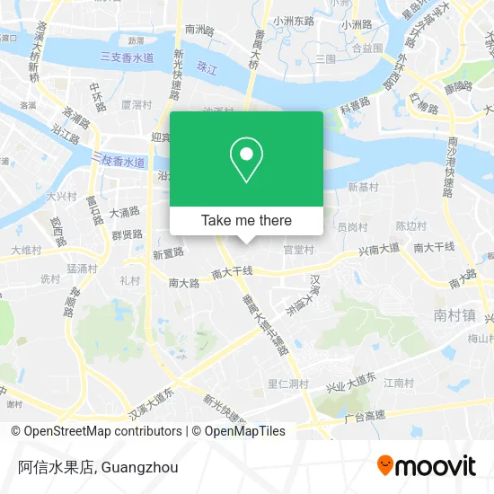 阿信水果店 map
