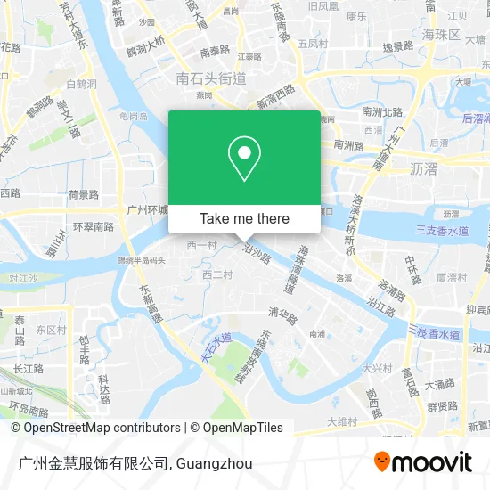 广州金慧服饰有限公司 map