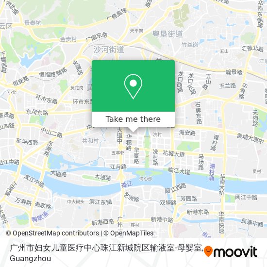 广州市妇女儿童医疗中心珠江新城院区输液室-母婴室 map