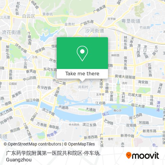 广东药学院附属第一医院共和院区-停车场 map