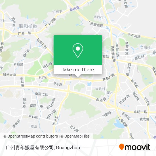 广州青年搬屋有限公司 map