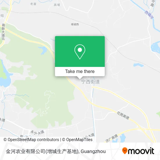 金河农业有限公司(增城生产基地) map