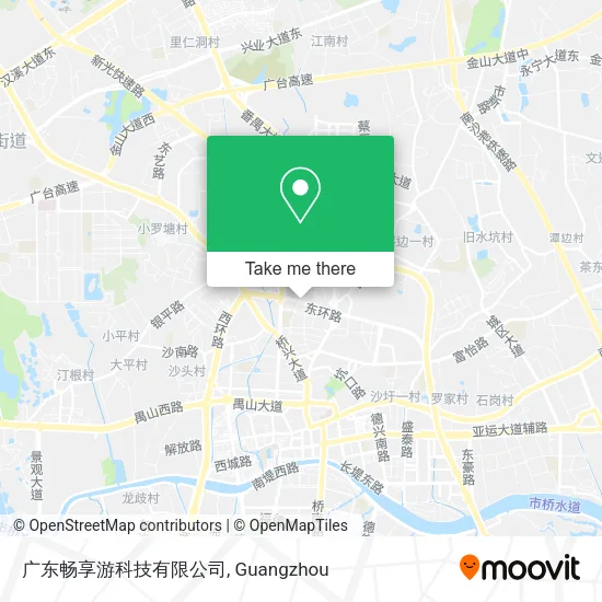 广东畅享游科技有限公司 map