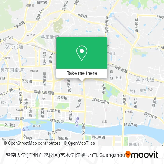 暨南大学(广州石牌校区)艺术学院-西北门 map