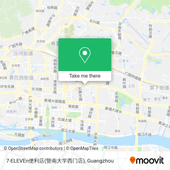 7-ELEVEn便利店(暨南大学西门店) map