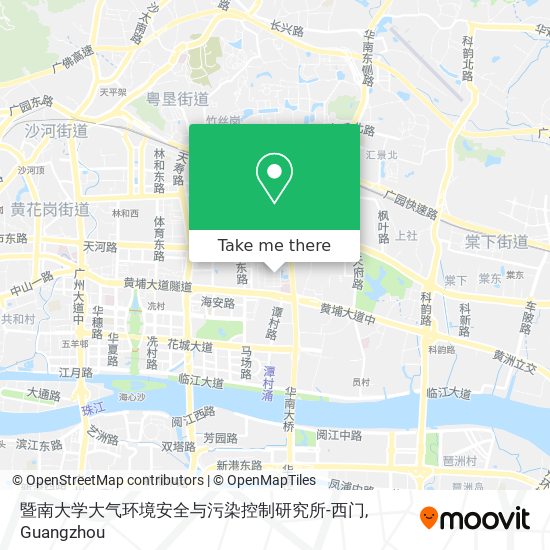 暨南大学大气环境安全与污染控制研究所-西门 map