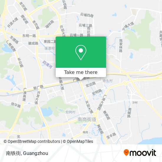 南铁街 map