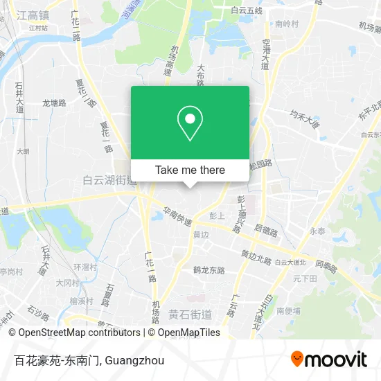 百花豪苑-东南门 map