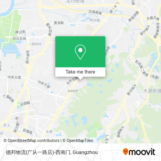 德邦物流(广从一路店)-西南门 map
