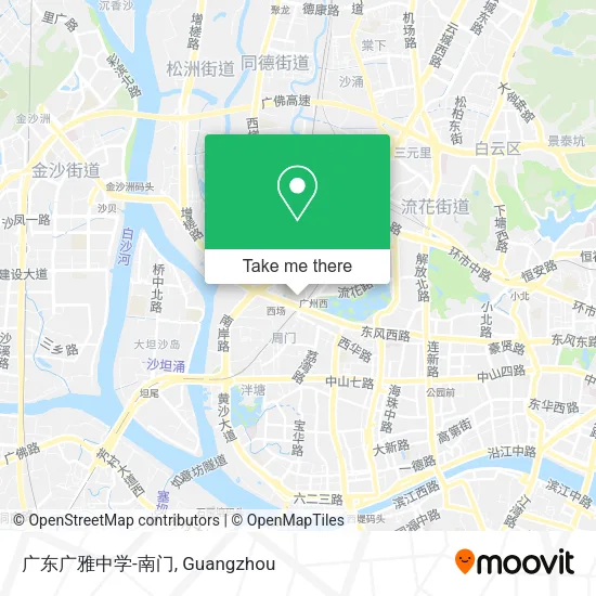 广东广雅中学-南门 map