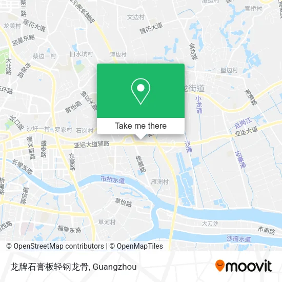 龙牌石膏板轻钢龙骨 map