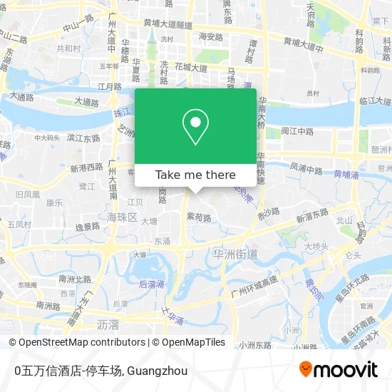 0五万信酒店-停车场 map