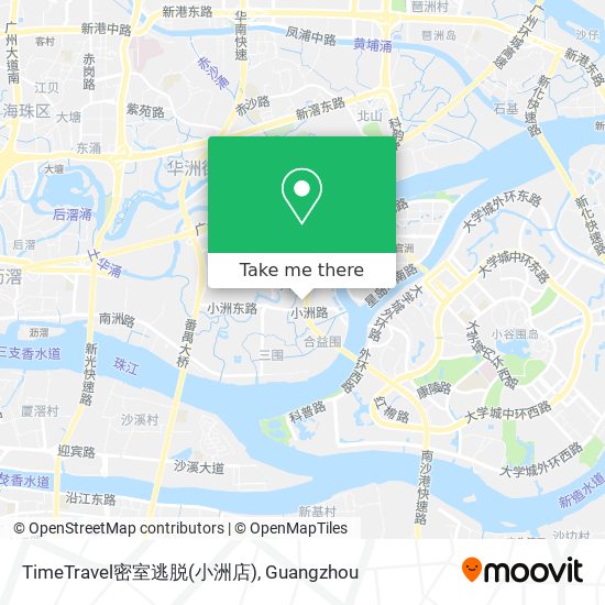 TimeTravel密室逃脱(小洲店) map