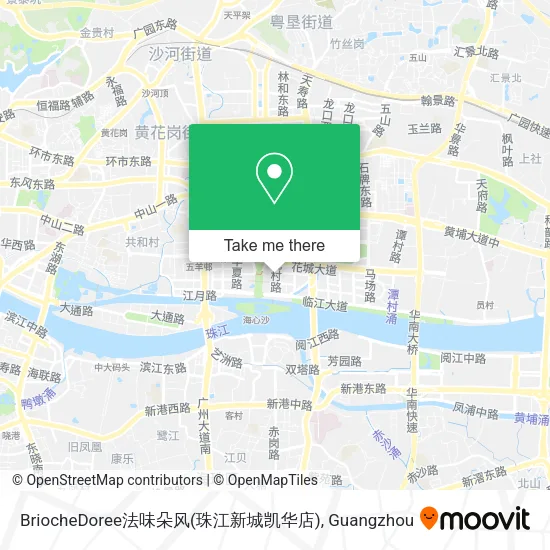 BriocheDoree法味朵风(珠江新城凯华店) map