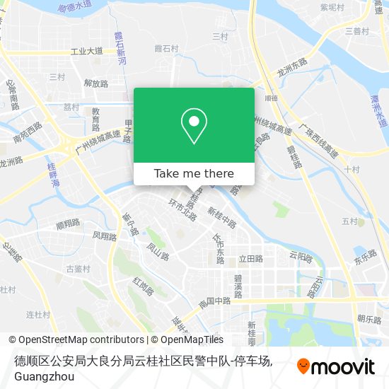 德顺区公安局大良分局云桂社区民警中队-停车场 map