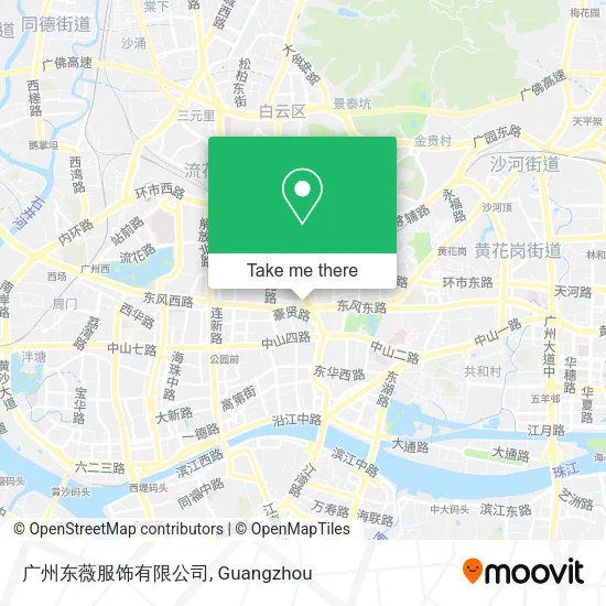 广州东薇服饰有限公司 map