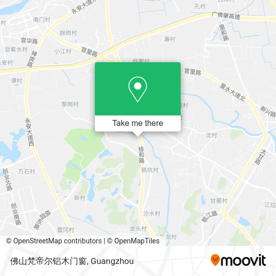 佛山梵帝尔铝木门窗 map