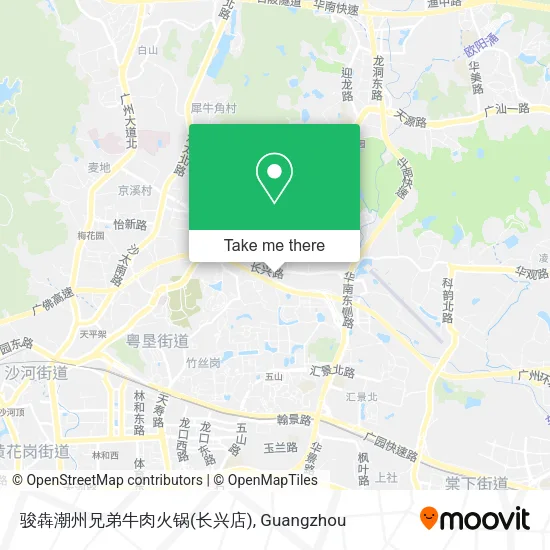 骏犇潮州兄弟牛肉火锅(长兴店) map