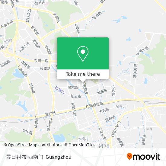 霞日衬布-西南门 map