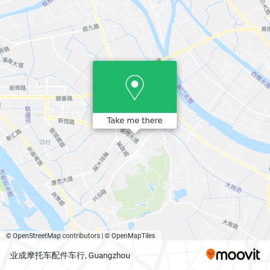 业成摩托车配件车行 map
