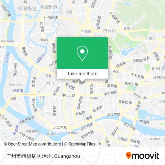 广州市结核病防治所 map