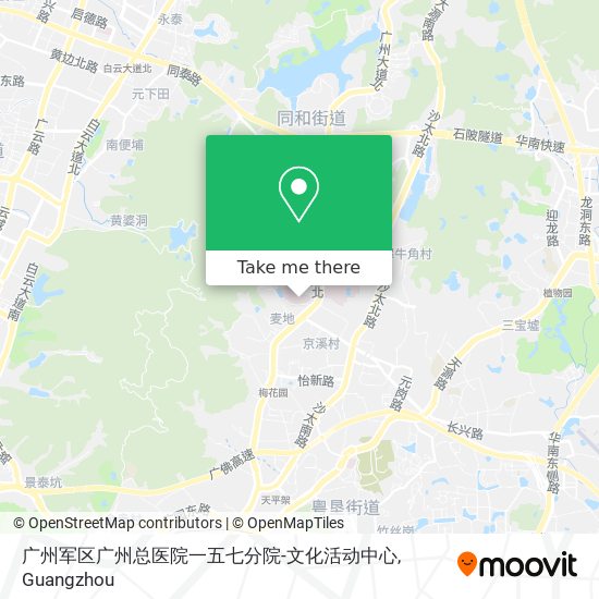 广州军区广州总医院一五七分院-文化活动中心 map
