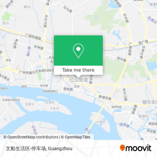 文船生活区-停车场 map