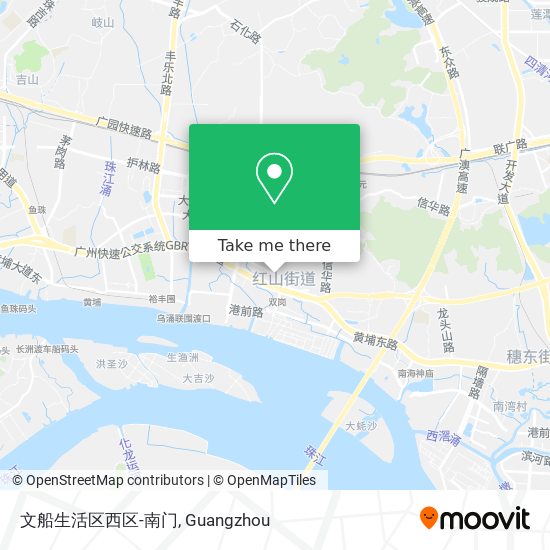 文船生活区西区-南门 map